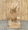 Product image 1 of the product “Singa made of cambodia wood about 30 x 36 x 55cm ”